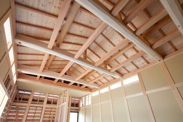 屋根のベース作り作業